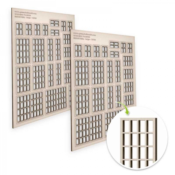 Green Stuff World: Industrial Miniature Windows - Large
