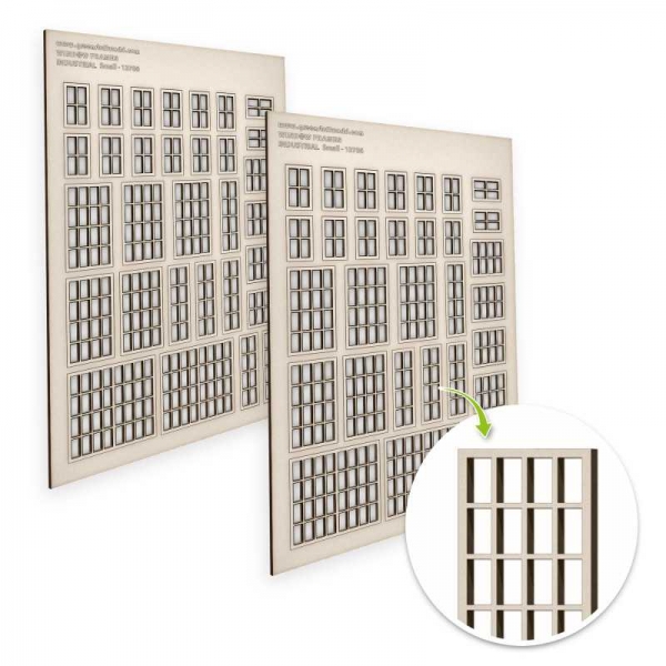 Green Stuff World: Industrial Miniature Windows - Small