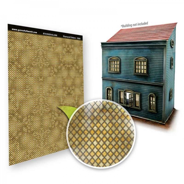 Green Stuff World: Diamond Pattern Stained Glass