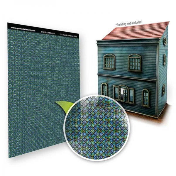 Green Stuff World: Floral Pattern Stained Glass