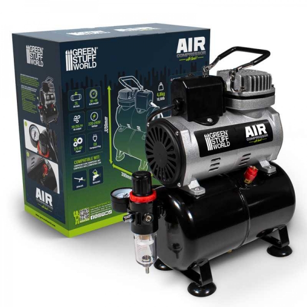 Green Stuff World: Airbrush Compressor with Tank