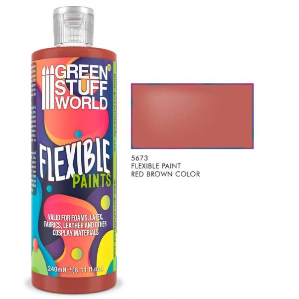 Green Stuff World: Flexible Paint Reddish Brown 240ml