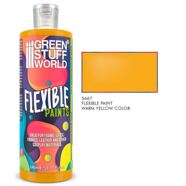 Green Stuff World: Flexible Paint Warm Yellow 240ml