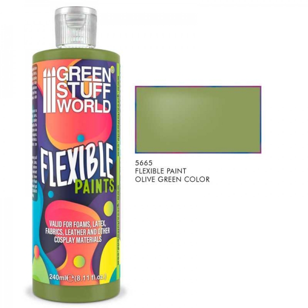 Green Stuff World: Flexible Paint Olive Green 240ml