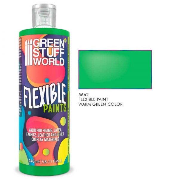 Green Stuff World: Flexible Paint Warm Green 240ml