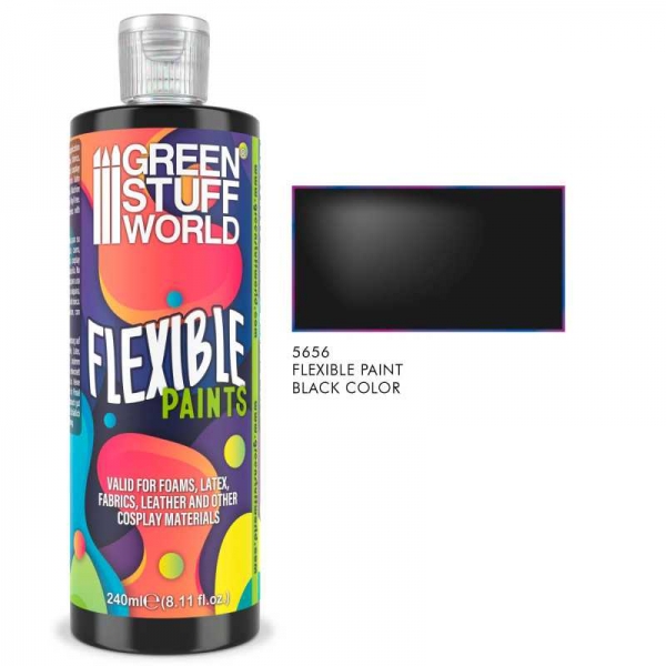 Green Stuff World: Flexible Paint Black 240ml