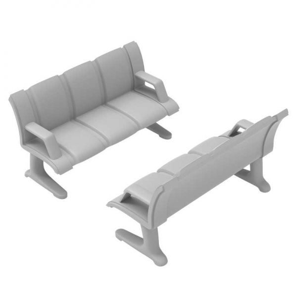 Green Stuff World: Waiting Room Benches 1:48