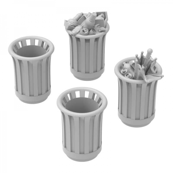 Green Stuff World: Park Trash Cans - Round 1:48