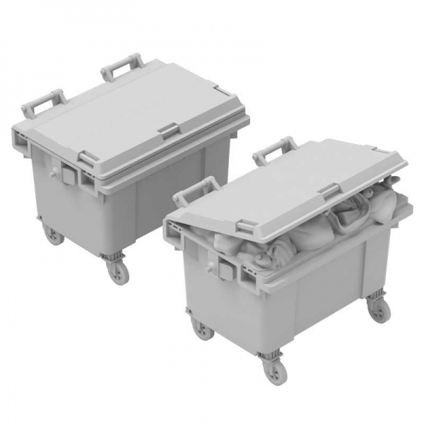 Green Stuff World: Garbage Containers 1:48