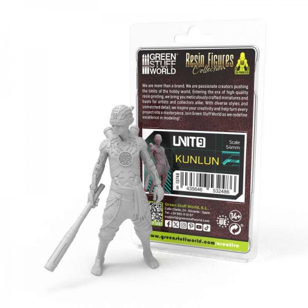 Green Stuff World: UNIT9 figures - Kunlun 54mm