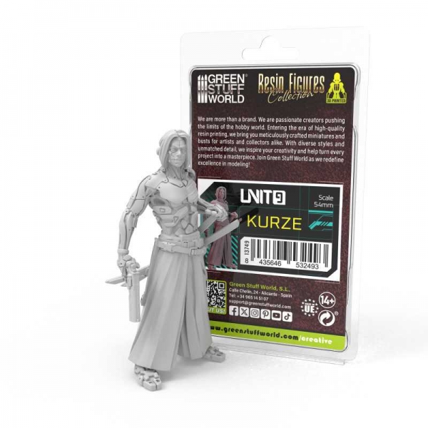 Green Stuff World: UNIT9 figures - Kurze 54mm