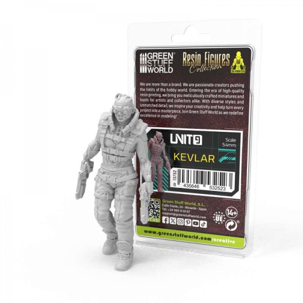 Green Stuff World: UNIT9 figures - Kevlar 54mm