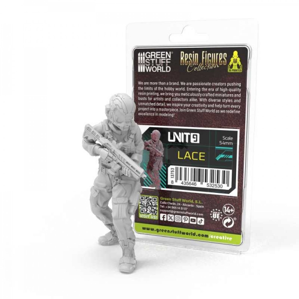 Green Stuff World: UNIT9 figures - Lace 54mm