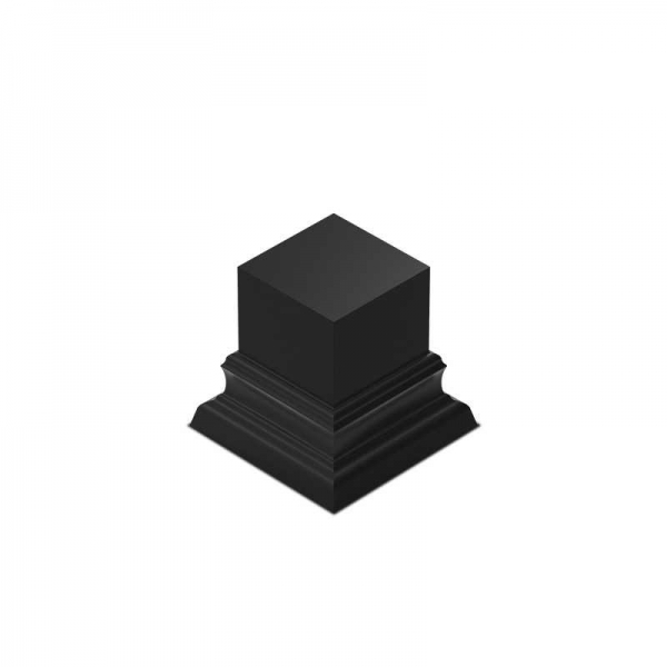 Green Stuff World: Square Top Display Plinth 3x3 cm - Black