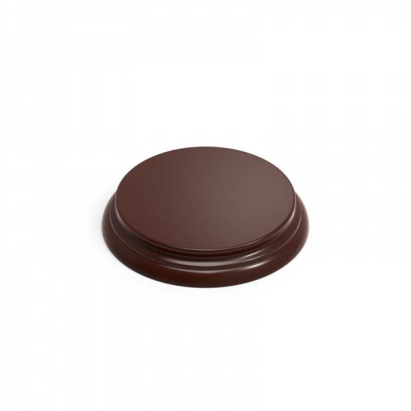 Green Stuff World: Round Wood display bases 10 cm - Hazelnut Brown