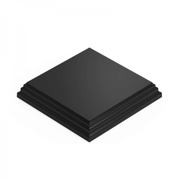 Green Stuff World: Square Wood display bases 10x10 cm - Black