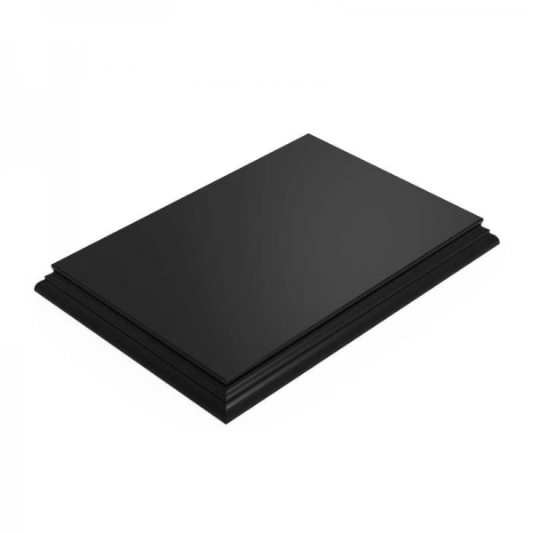 Green Stuff World: Rectangular Top Display Plinth 22x15 cm Black