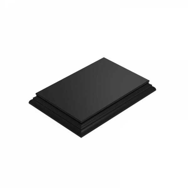 Green Stuff World: Rectangular Top Display Plinth 15x10 cm Black