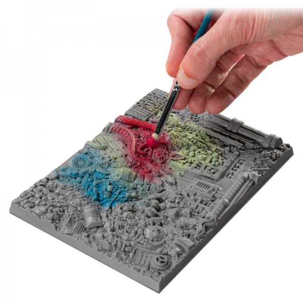 Green Stuff World: Drybrush texture palette