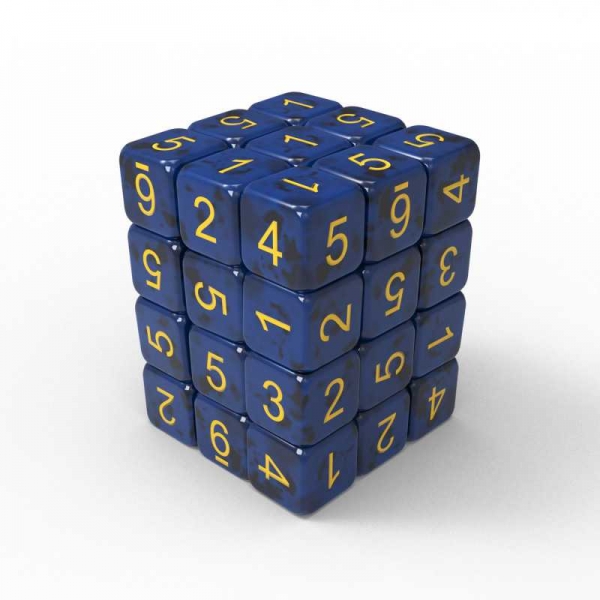 Green Stuff World: 36x D6 12mm Dice - Dark Blue