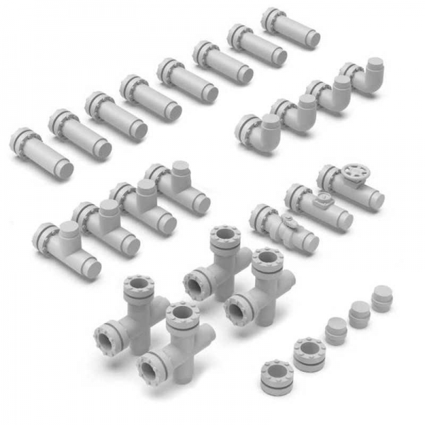 Green Stuff World: Modular pipes 1:48-1:35