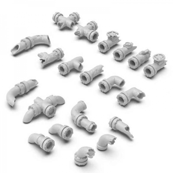 Green Stuff World: Damaged Pipes 1:48-1:35