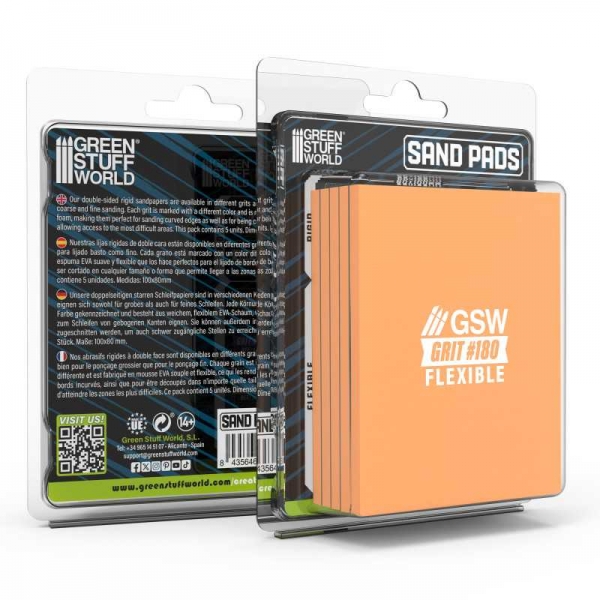 Green Stuff World: Flexible Sanding Pads 180 grit