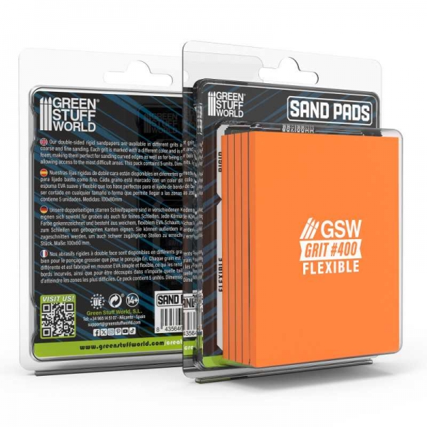 Green Stuff World: Flexible Sanding Pads 400 grit