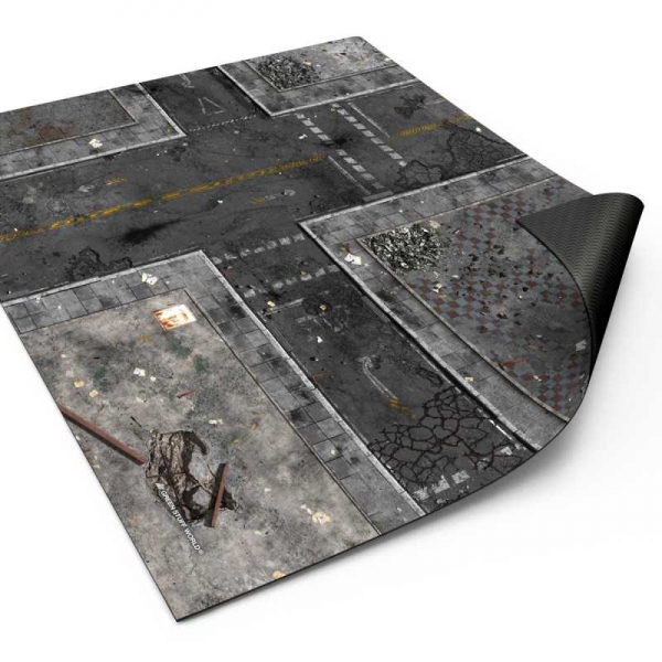 Green Stuff World: Neoprene Mat 22x32'' Ground Zero District (56x76cm)
