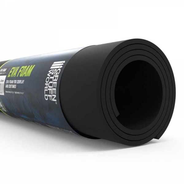 Green Stuff World: Cosplay Black EVA foam 5mm - Medium Density