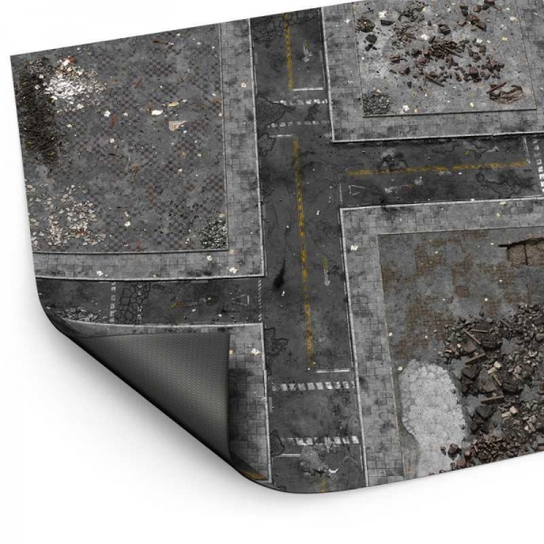 Green Stuff World: Neoprene Mat 4x6' Ground Zero District (120x180cm)