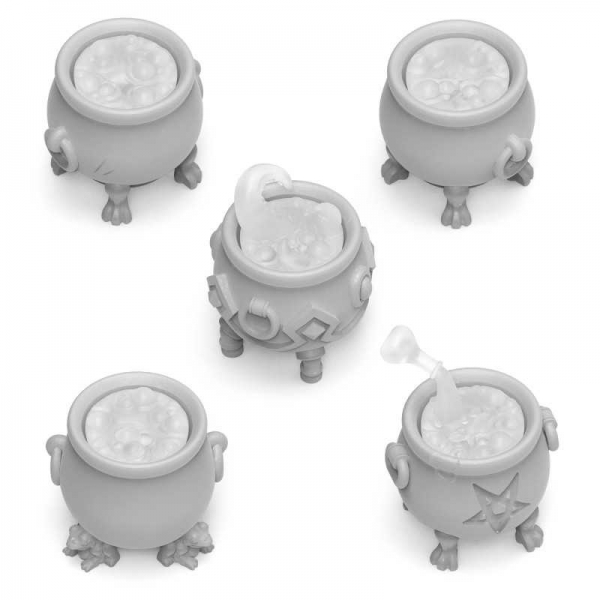 Green Stuff World: Magic Cauldrons for 3mm LEDs 1:48