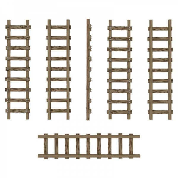 Green Stuff World: Small Wooden Ladders 1:48-1:35