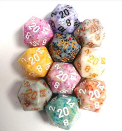 Chessex Bulk Dice Sets: Assorted Polyhedral Pound of Dice (1lb.)