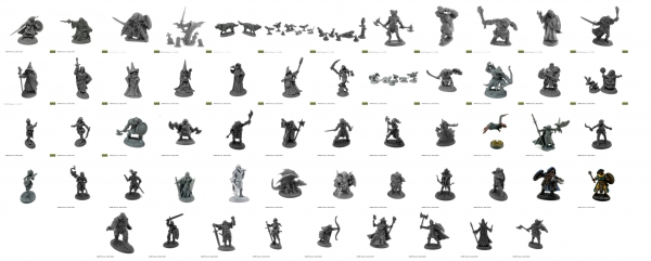Reaper Bones USA Dungeon Dwellers Core Pack - All $6.99 MSRP