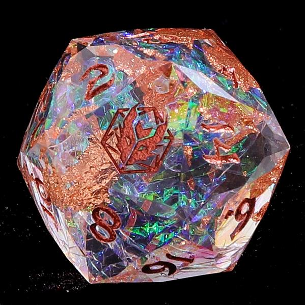 Captured Magic Luster Cut Resin - Opal