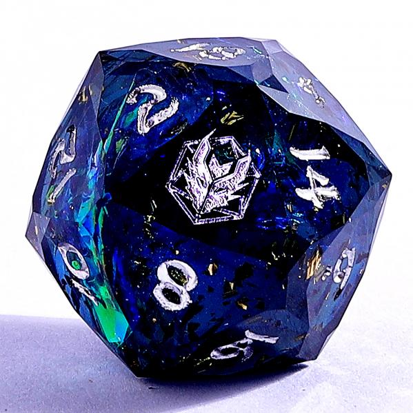 Captured Magic Luster Cut Resin - Starry Night Silver