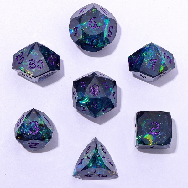 Captured Magic Luster Cut Resin - Starry Night Purple