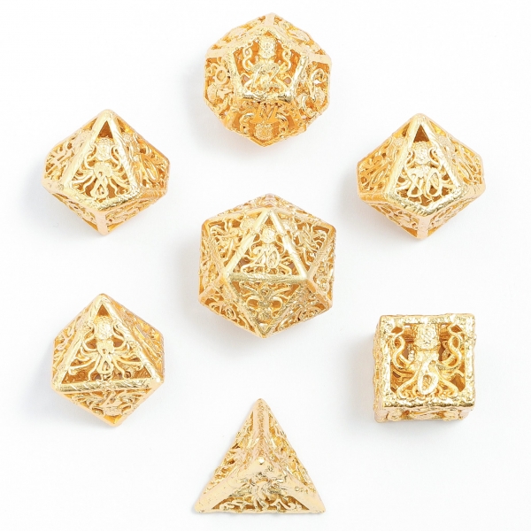Lllithids Mind Cage - Hollow Metal - 24k gold plated