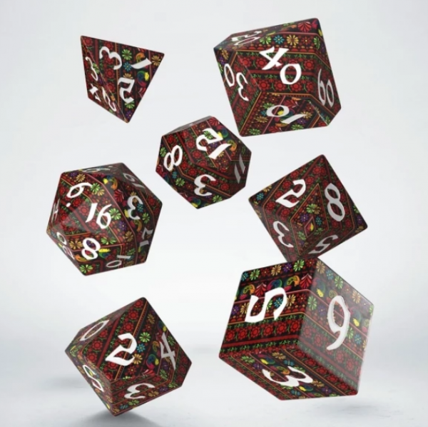 Q-Workshop: Full Art Dice Set: Krajka