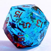 Captured Magic Luster Cut Resin - Blue & Red