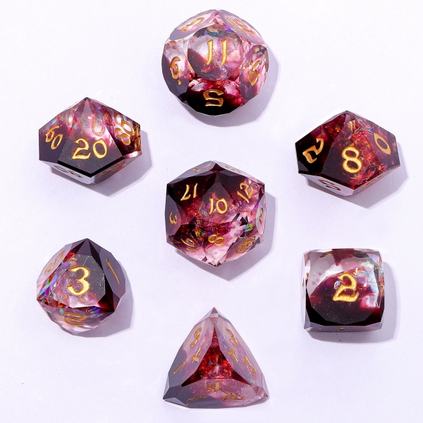 Captured Magic Luster Cut Resin - Blood Crystal