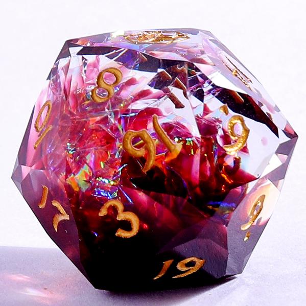 Captured Magic Luster Cut Resin - Blood Crystal