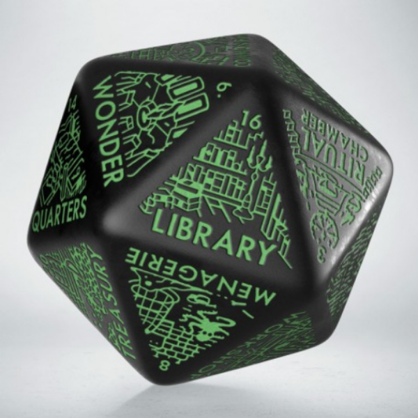 Dungeon Generator Die: Black & Green