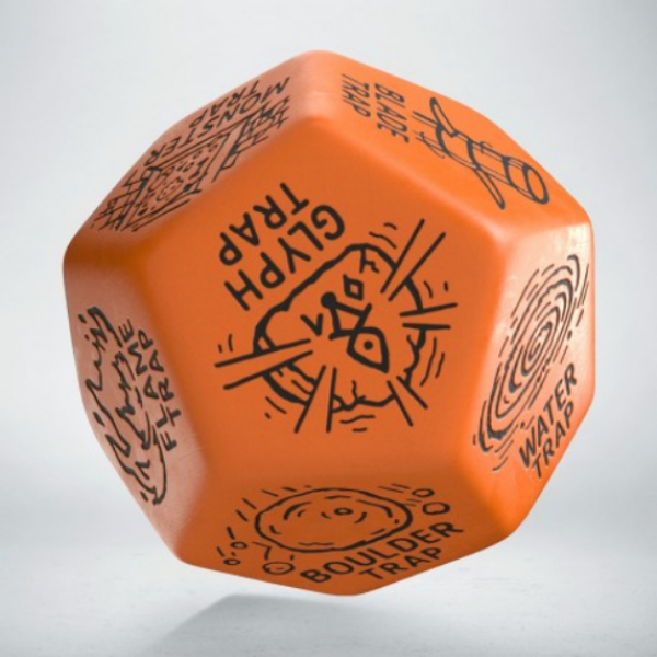 Trap Generator Die: Orange & Black