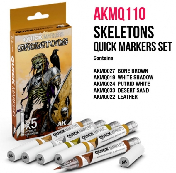 AK-Interactive: Skeletons Quick Markers Set