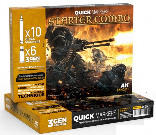 AK-Interactive: Starter Combo Quick Markers and 3rd Gen Set