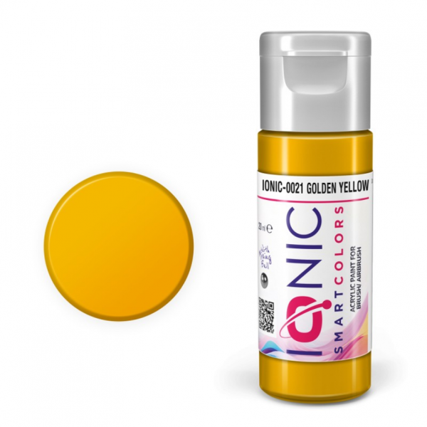 AMMO: IONIC Acrylic Colors - Golden Yellow (20mL)