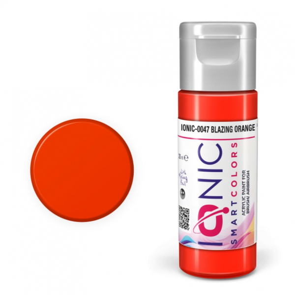 AMMO: IONIC Acrylic Colors - Blazing Orange (20mL)