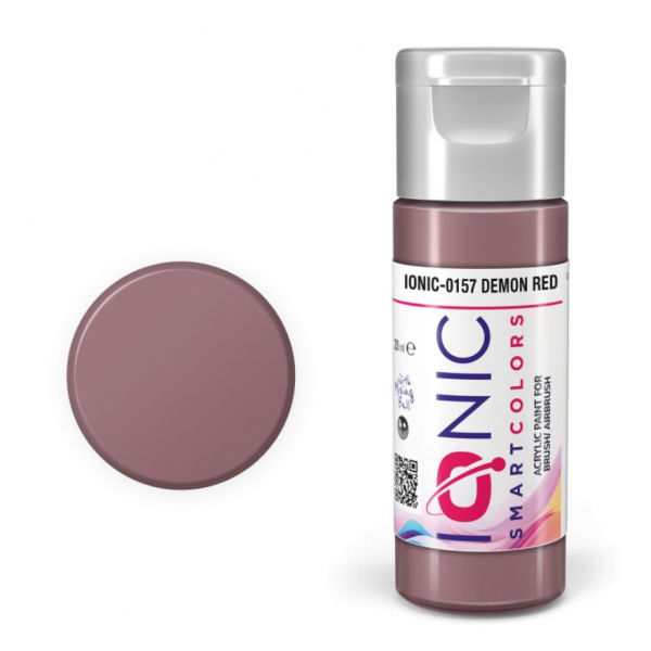 AMMO: IONIC Acrylic Colors - Demon Red (20mL)